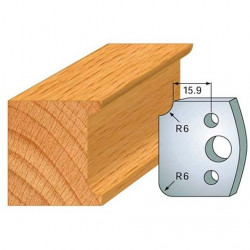 Leman Jeu de 2 fers profilés acier Ht.40 mm N°173 Leman Kobleo
