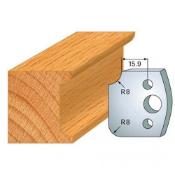 Leman Jeu de 2 fers profilés acier Ht.40 mm N°174 Leman Kobleo