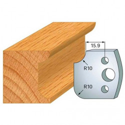 Leman Jeu de 2 fers profilés acier Ht.40 mm N°175 Leman Kobleo
