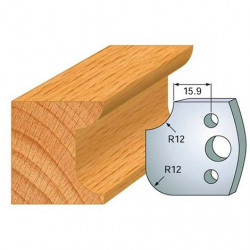 Leman Jeu de 2 fers profilés acier Ht.40 mm N°176 Leman Kobleo