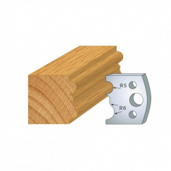 Leman Jeu de 2 contre-fers profilés Ht.40 mm N°029 Leman Kobleo