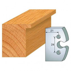 Leman Jeu de 2 fers profilés acier Ht.50 mm N°200 Leman Kobleo