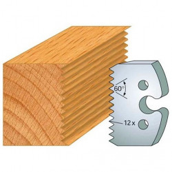 Leman Jeu de 2 fers profilés acier Ht.50 mm N°203 Leman Kobleo