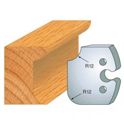 Leman Jeu de 2 fers profilés acier Ht.50 mm N°206 Leman Kobleo