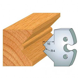 Leman Jeu de 2 fers profilés acier Ht.50 mm N°212 Leman Kobleo