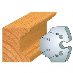 Leman Jeu de 2 fers profilés acier Ht.50 mm N°214 Leman Kobleo