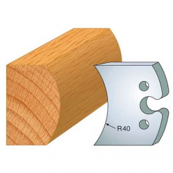 Leman Jeu de 2 fers profilés acier Ht.50 mm N°215 Leman Kobleo