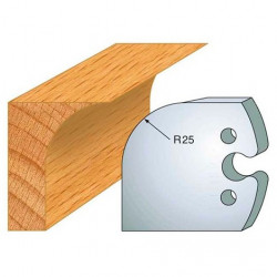 Leman Jeu de 2 fers profilés acier Ht.50 mm N°218 Leman Kobleo