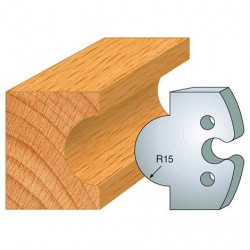 Leman Jeu de 2 fers profilés acier Ht.50 mm N°226 Leman Kobleo