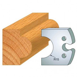 Leman Jeu de 2 fers profilés acier Ht.50 mm N°227 Leman Kobleo