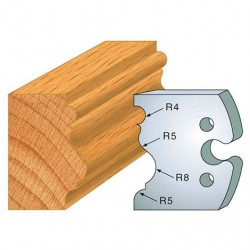 Leman Jeu de 2 fers profilés acier Ht.50 mm N°228 Leman Kobleo