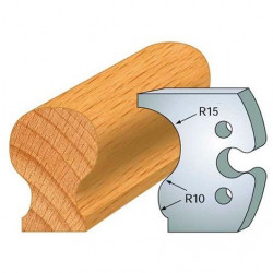 Leman Jeu de 2 fers profilés acier Ht.50 mm N°229 Leman Kobleo