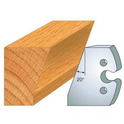 Leman Jeu de 2 fers profilés acier Ht.50 mm N°230 Leman Kobleo