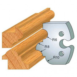Leman Jeu de 2 fers profilés acier Ht.50 mm N°233 Leman Kobleo
