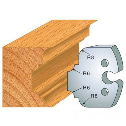 Leman Jeu de 2 fers profilés acier Ht.50 mm N°236 Leman Kobleo