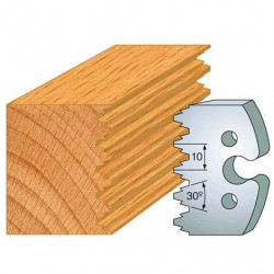 Leman Jeu de 2 fers profilés acier Ht.50 mm N°237 Leman Kobleo