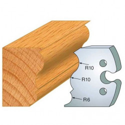 Leman Jeu de 2 fers profilés acier Ht.50 mm N°240 Leman Kobleo