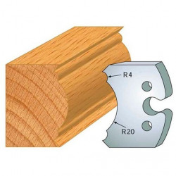 Leman Jeu de 2 fers profilés acier Ht.50 mm N°242 Leman Kobleo