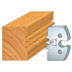 Leman Jeu de 2 fers profilés acier Ht.50 mm N°246 Leman Kobleo