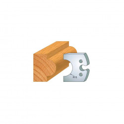 Leman Jeu de 2 contre-fers profilés Ht.50 mm N°227 Leman Kobleo