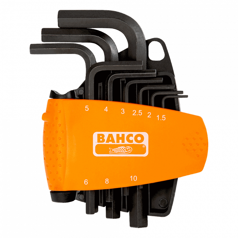 Bahco Jeu 9 clés mâles 6 pans 15 10 mm avec support compact deux parties BE Bahco Kobleo