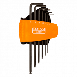 Bahco Jeu 6 clés mâles 6 pans tête sphérique longues phosphatée 15mm-5mm BE Bahco Kobleo