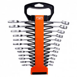 Bahco Jeu de 12 clés mixtes plates métriques 8-19 mm support en plastique S2 Bahco Kobleo