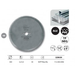 Leman Lame Carbure 300x30x96z Neg. Tp / Metaux Non-Ferreux Kobleo