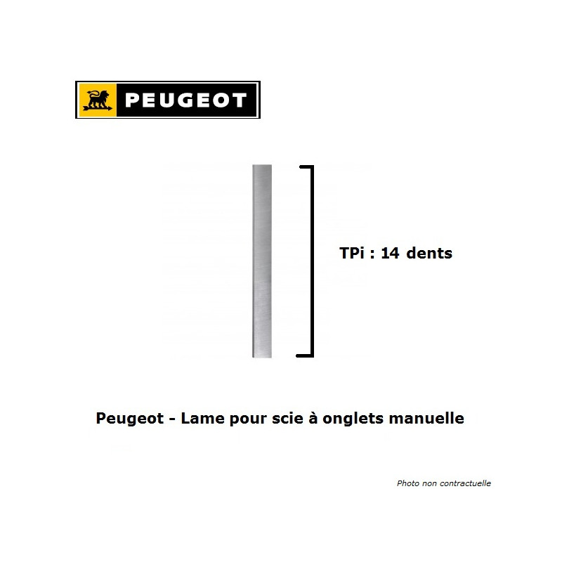 Peugeot Lame 14 Dents pour scie à onglets manuelle Kobleo