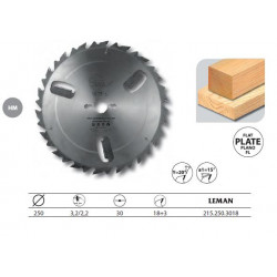Leman Lame Carbure 250x30x18z Plates+Ar +3r /Bois Kobleo