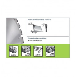 Sidamo Lame Carbure De Chantier 600x4x30 42 Dents Kobleo