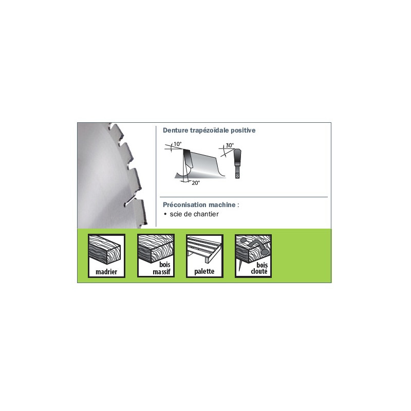 Sidamo Lame Carbure De Chantier 600x4x30 42 Dents Kobleo Sidamo Lame Carbure De Chantier 600x4x30 42 Dents Kobleo