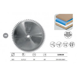 Leman Lame Carbure Mise à Format 303x30x60z Pos. Gouge / Stratifies Kobleo