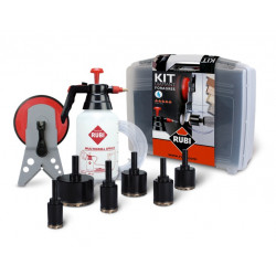 Rubi Kit trépans diamant Diam 20, 28, 35, 43, 50, 68 mm FORAGRES Kobleo