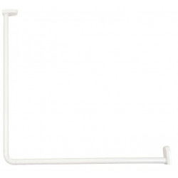 Bossini Kit porte-rideau d'angle Blanc 80 x 80 Bossini Kobleo