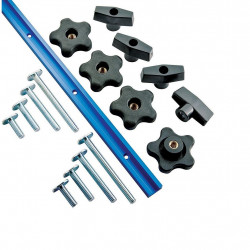 Rockler Kit rail universel T-Track, 17 pcs 679127 Rockler Kobleo