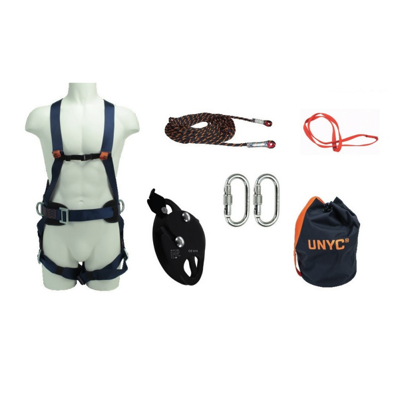 Tubesca Comabi Kit de sécurité Comfort harnais XXL-XXXL avec accessoires Kobleo