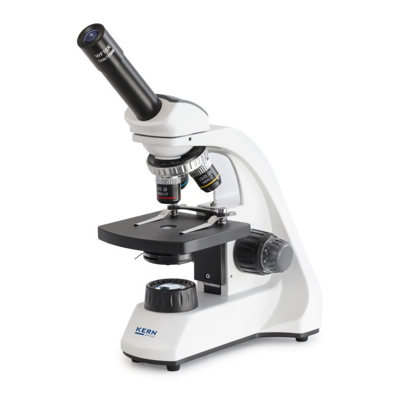 Kern sohn Microscope scolaire monoculaire OBT 105 4x à 100x 4 objectifs Kern Kobleo