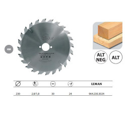 Leman Lame Carbure / Portative D.230x30x24z Alt. / Bois Kobleo