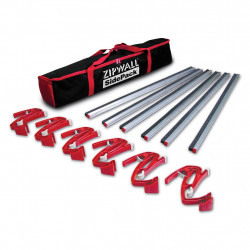 Zipwall Kit de supports muraux SidePack dans un sac de transport SDPK Kobleo