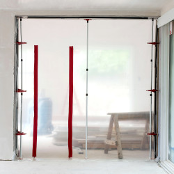 Zipwall Kit de supports muraux SidePack dans un sac de transport SDPK Kobleo