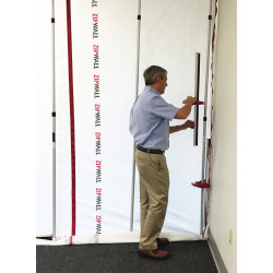 Zipwall Kit de supports muraux SidePack dans un sac de transport SDPK Kobleo