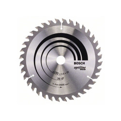 Bosch Lame de scie circulaire Optiline Wood 190 x 20/16 x 2,6 mm, 36 dents Kobleo