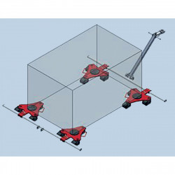 Stockman Rouleur pivotant capacité 2000 kg RS2P Kobleo