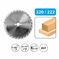 Leman Lame carbure debit 500x30x36z alt./anti-recul/bois Leman Kobleo