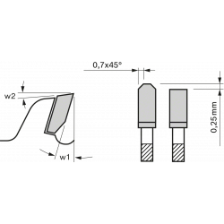 Bosch Lame de scie circulaire Diam 305 x 25/18 x 30 mm best for Laminate 260 Bosch Kobleo