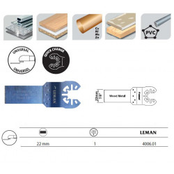 Leman Lame de Scie Plongeante Bi-Metal 22x48mm Kobleo