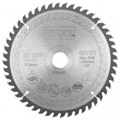Ryobi Lame carbure 216 mm scie à coupe d'onglet SB216T48A1 Ryobi Kobleo