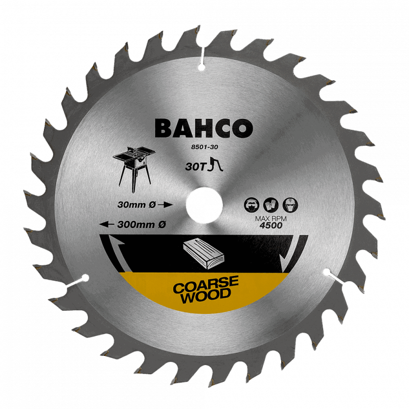 Bahco Lame de scie circulaire 250 mm 80 dents pour aluminium et plastique 85 Bahco Kobleo