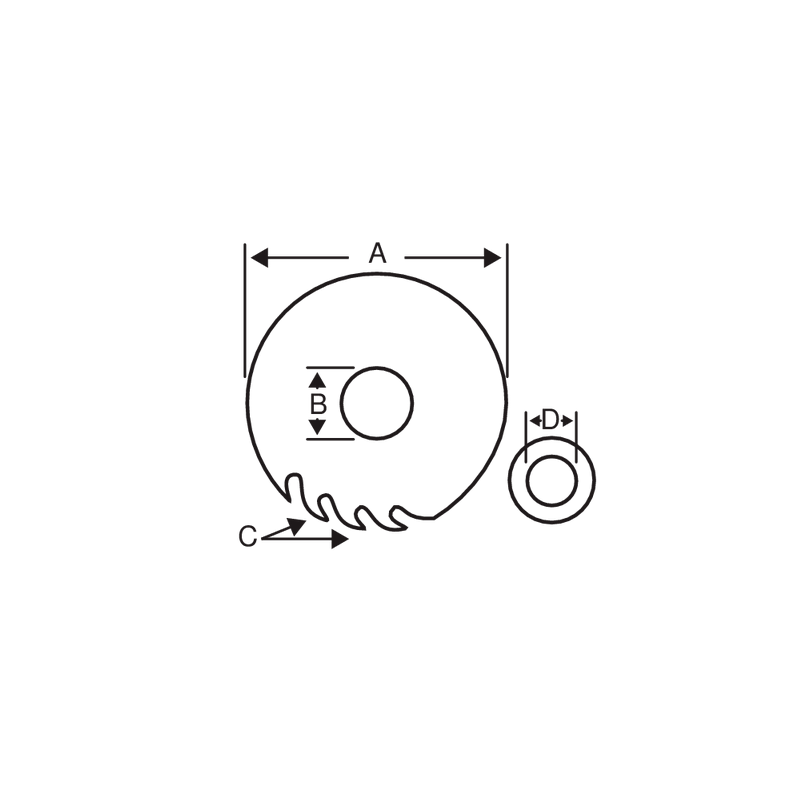 Bahco Lame de scie circulaire 300 mm 40 dents 8501-30F Kobleo Bahco Lame de scie circulaire 300 mm 40 dents 8501-30F Kobleo